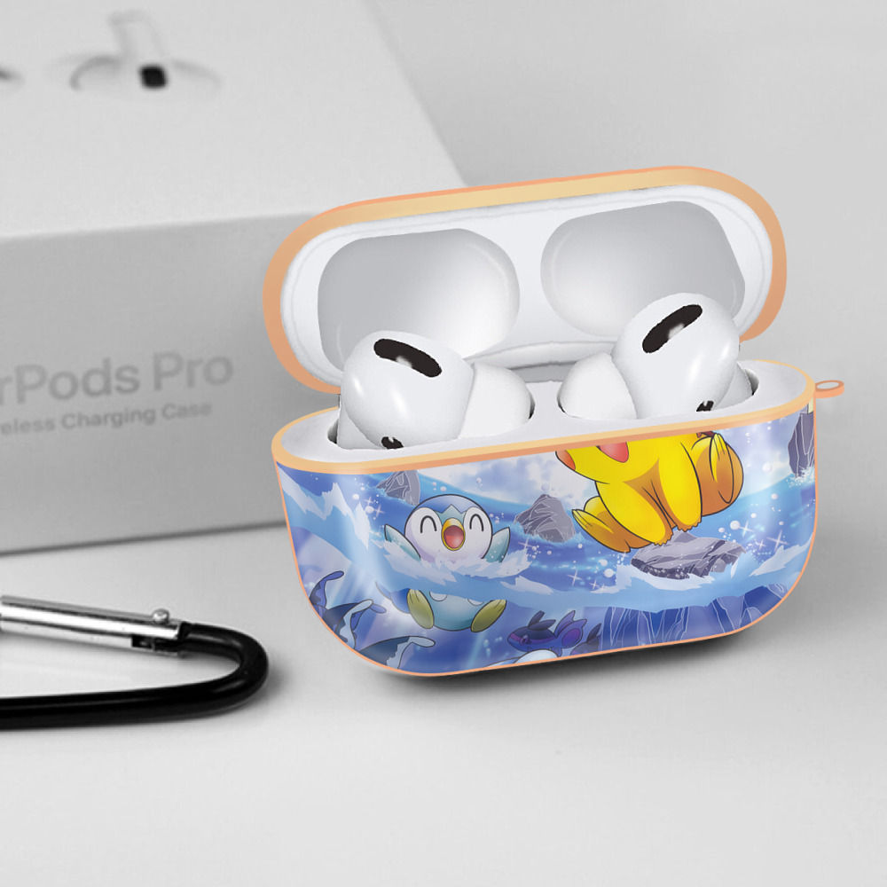 ポケットモンスター Pokémon 【AirPods Pro用】ハードシェル保護ケース｜耐衝撃・防指紋・カラビナ付き商品仕様