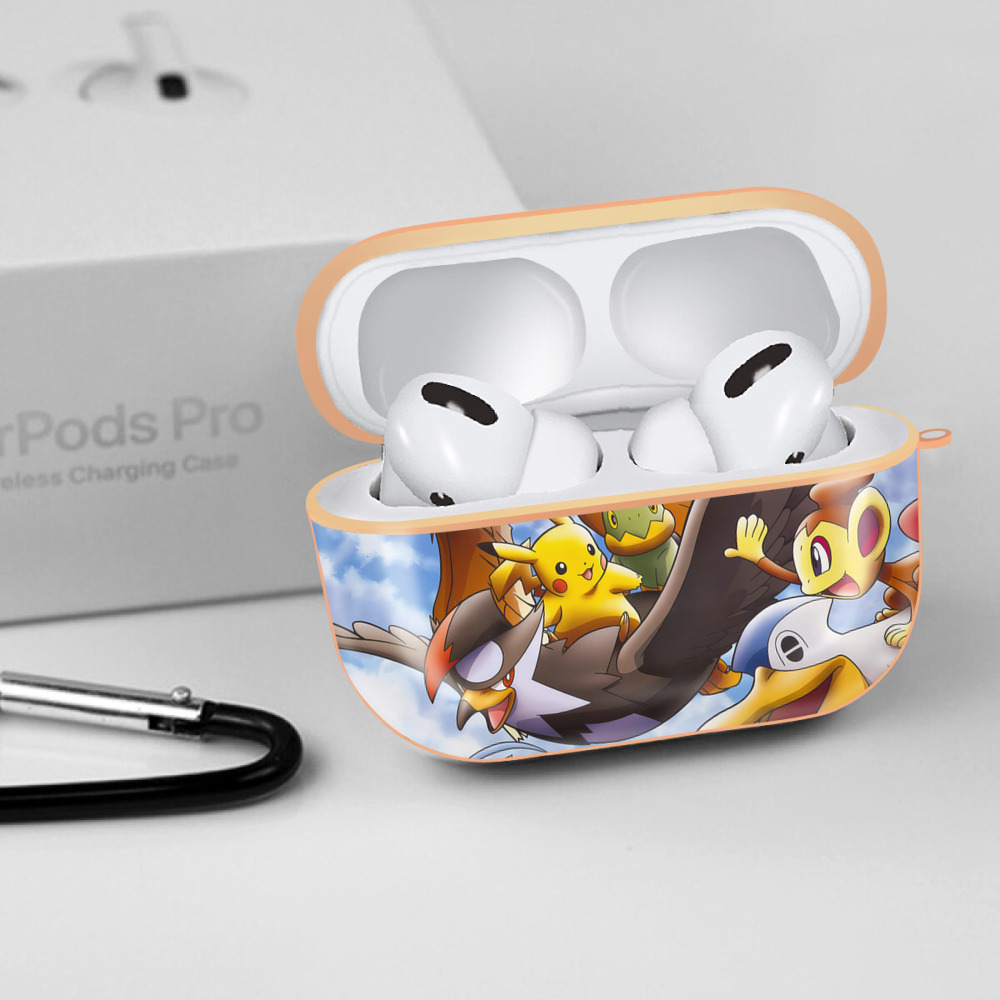 ポケットモンスター Pokémon 【AirPods Pro用】ハードシェル保護ケース｜耐衝撃・防指紋・カラビナ付き商品仕様