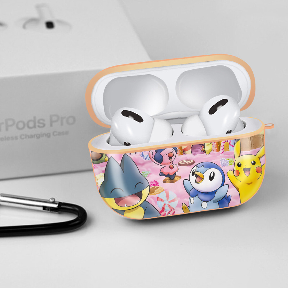 ポケットモンスター Pokémon 【AirPods Pro用】ハードシェル保護ケース｜耐衝撃・防指紋・カラビナ付き商品仕様