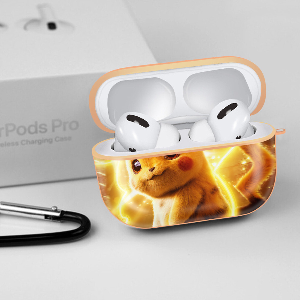 ポケットモンスター Pokémon 【AirPods Pro用】ハードシェル保護ケース｜耐衝撃・防指紋・カラビナ付き商品仕様