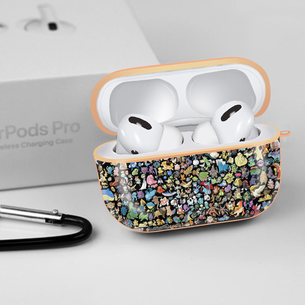ポケットモンスター Pokémon 【AirPods Pro用】ハードシェル保護ケース｜耐衝撃・防指紋・カラビナ付き商品仕様