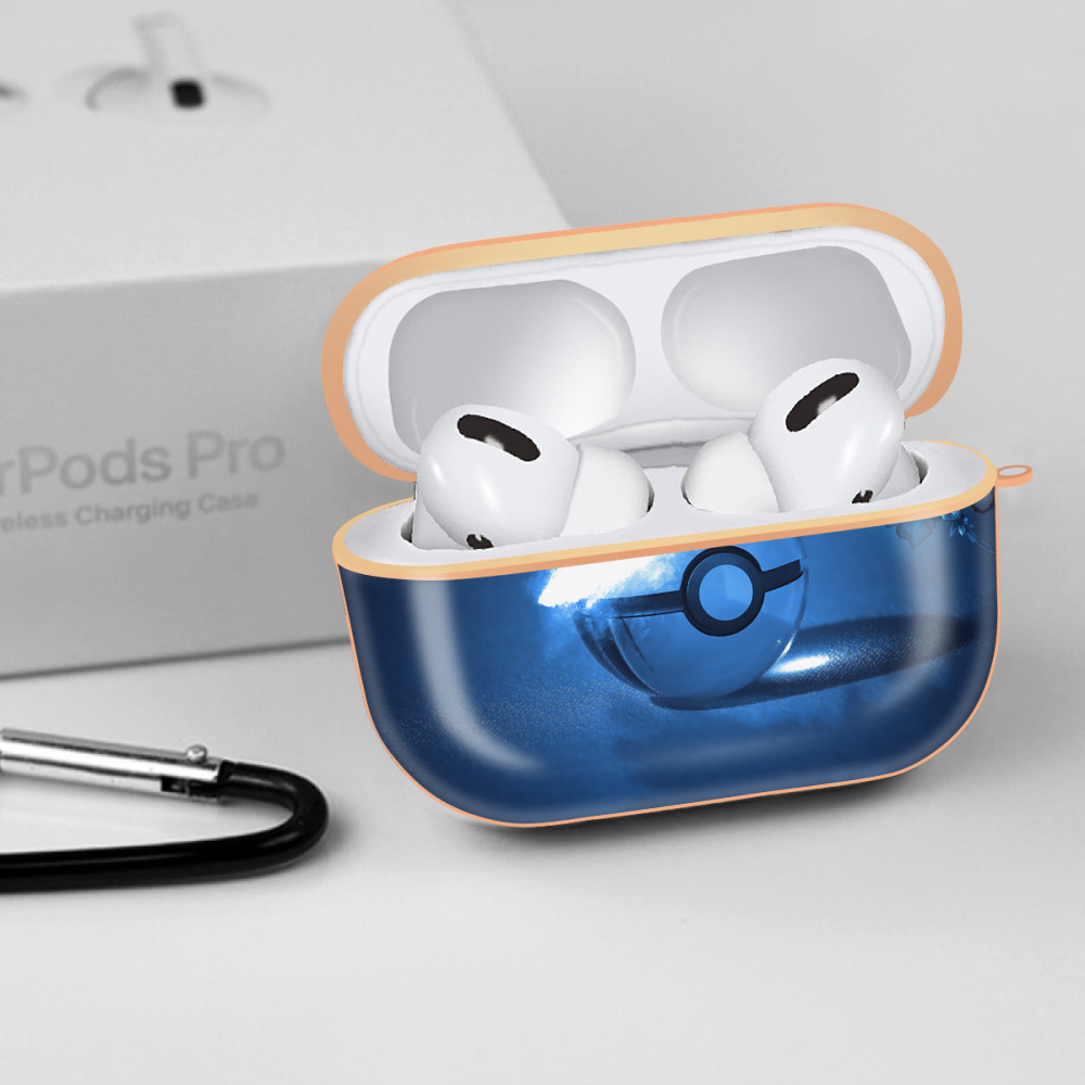 ポケットモンスター Pokémon 【AirPods Pro用】ハードシェル保護ケース｜耐衝撃・防指紋・カラビナ付き商品仕様