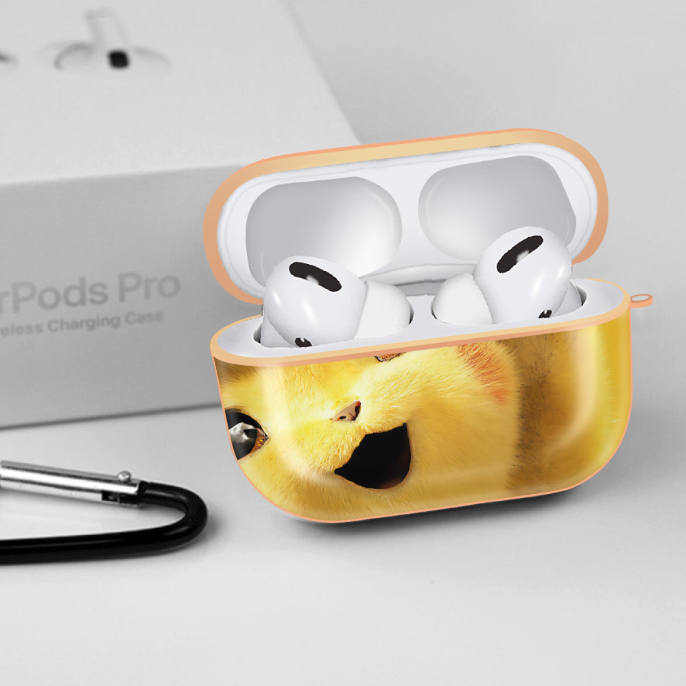ポケットモンスター Pokémon 【AirPods Pro用】ハードシェル保護ケース｜耐衝撃・防指紋・カラビナ付き商品仕様
