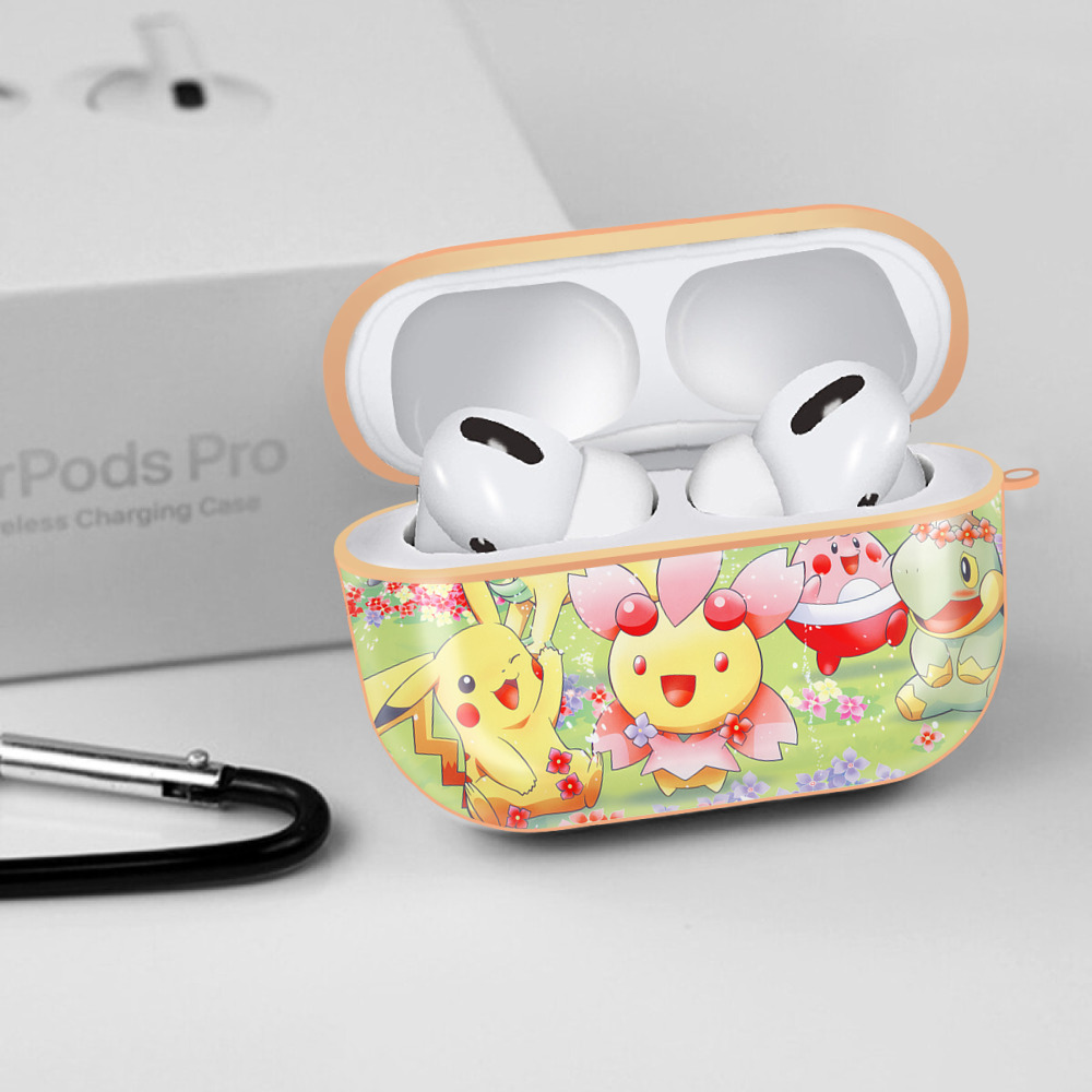 ポケットモンスター Pokémon 【AirPods Pro用】ハードシェル保護ケース｜耐衝撃・防指紋・カラビナ付き商品仕様