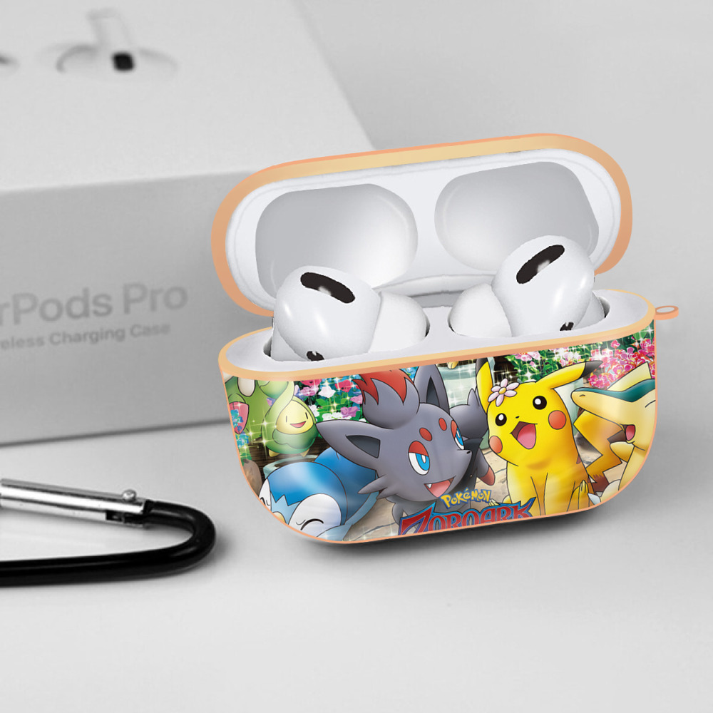 ポケットモンスター Pokémon 【AirPods Pro用】ハードシェル保護ケース｜耐衝撃・防指紋・カラビナ付き商品仕様