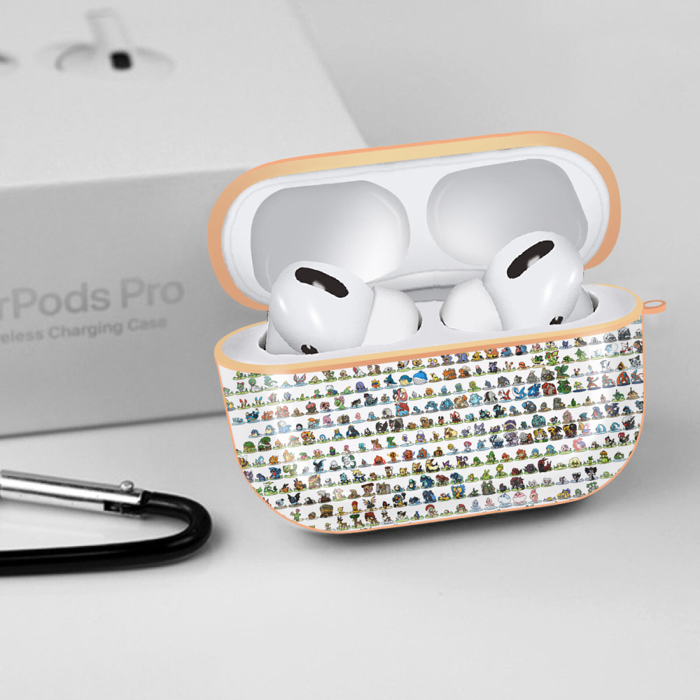 ポケットモンスター Pokémon 【AirPods Pro用】ハードシェル保護ケース｜耐衝撃・防指紋・カラビナ付き商品仕様