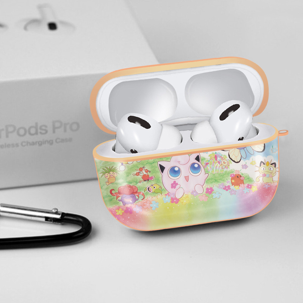 ポケットモンスター Pokémon 【AirPods Pro用】ハードシェル保護ケース｜耐衝撃・防指紋・カラビナ付き商品仕様