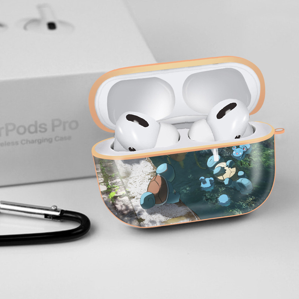 ポケットモンスター Pokémon 【AirPods Pro用】ハードシェル保護ケース｜耐衝撃・防指紋・カラビナ付き商品仕様