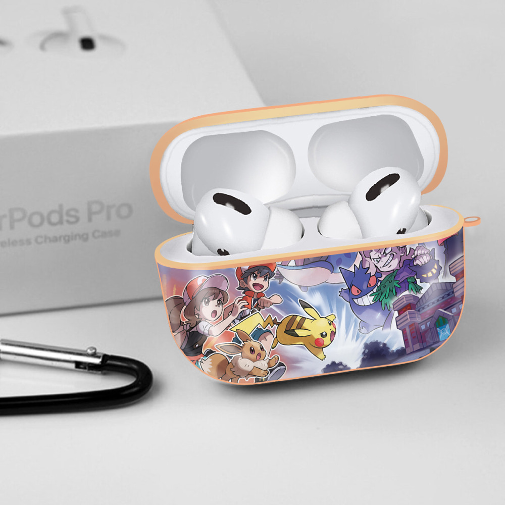 ポケットモンスター Pokémon 【AirPods Pro用】ハードシェル保護ケース｜耐衝撃・防指紋・カラビナ付き商品仕様