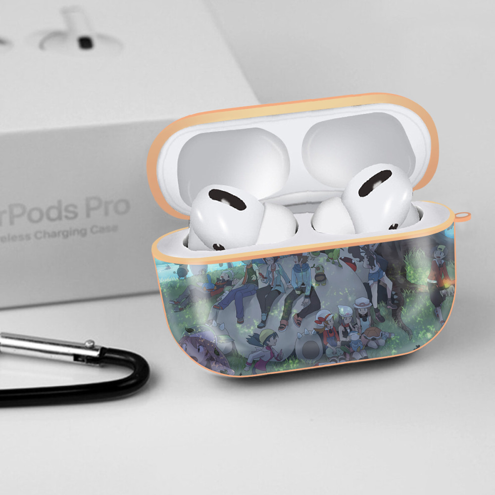 ポケットモンスター Pokémon 【AirPods Pro用】ハードシェル保護ケース｜耐衝撃・防指紋・カラビナ付き商品仕様