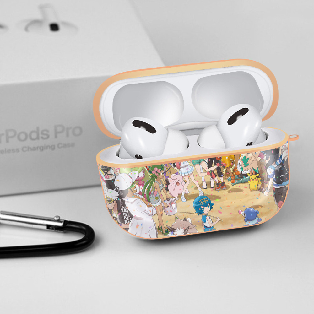 ポケットモンスター Pokémon 【AirPods Pro用】ハードシェル保護ケース｜耐衝撃・防指紋・カラビナ付き商品仕様