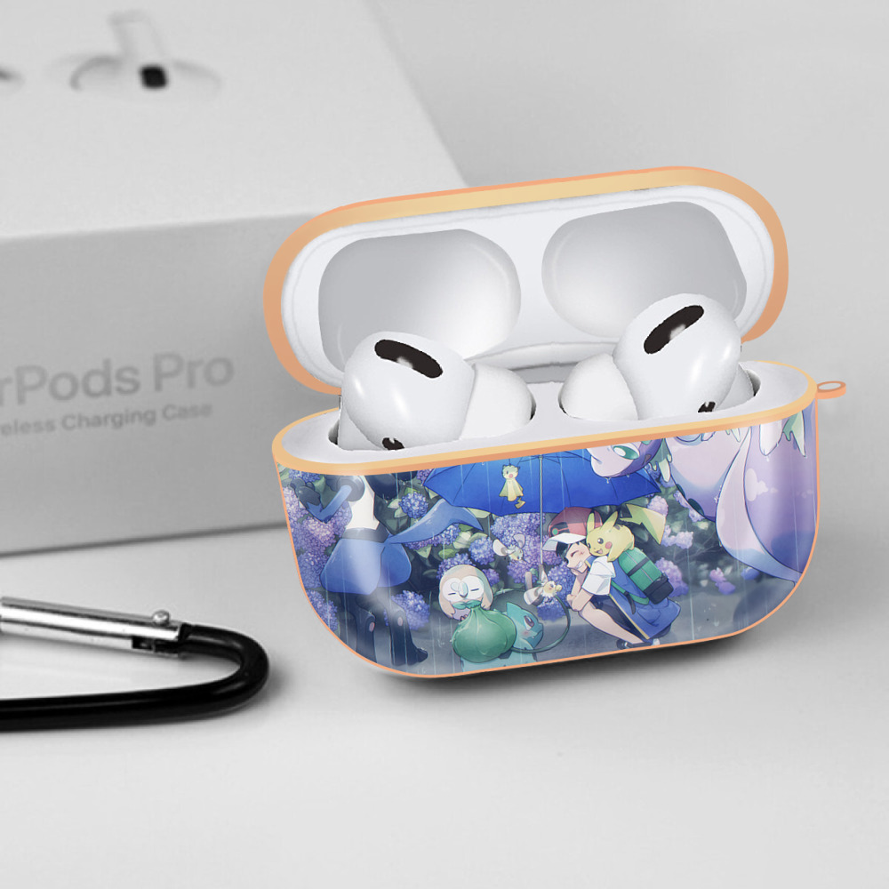 ポケットモンスター Pokémon 【AirPods Pro用】ハードシェル保護ケース｜耐衝撃・防指紋・カラビナ付き商品仕様