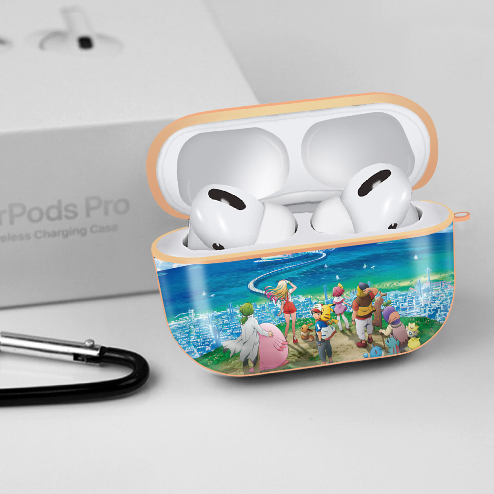 ポケットモンスター Pokémon 【AirPods Pro用】ハードシェル保護ケース｜耐衝撃・防指紋・カラビナ付き商品仕様