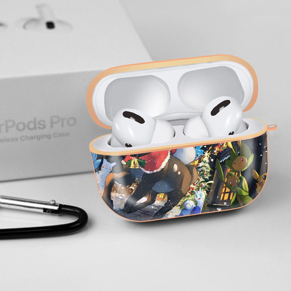 ポケットモンスター Pokémon 【AirPods Pro用】ハードシェル保護ケース｜耐衝撃・防指紋・カラビナ付き商品仕様