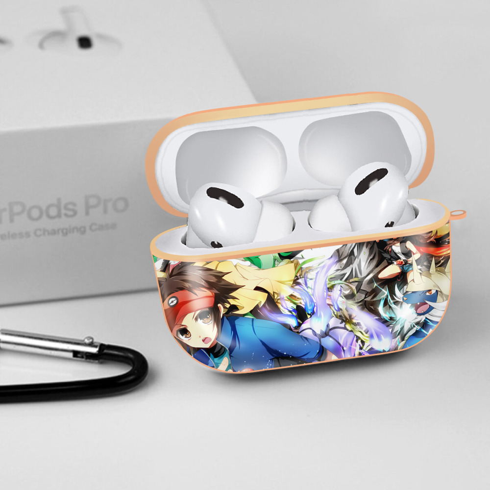 ポケットモンスター Pokémon 【AirPods Pro用】ハードシェル保護ケース｜耐衝撃・防指紋・カラビナ付き商品仕様