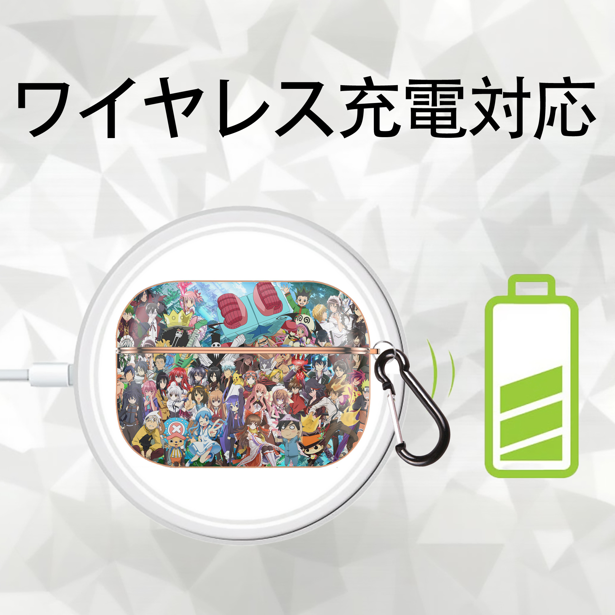 ポケットモンスター Pokémon 【AirPods Pro用】ハードシェル保護ケース｜耐衝撃・防指紋・カラビナ付き商品仕様