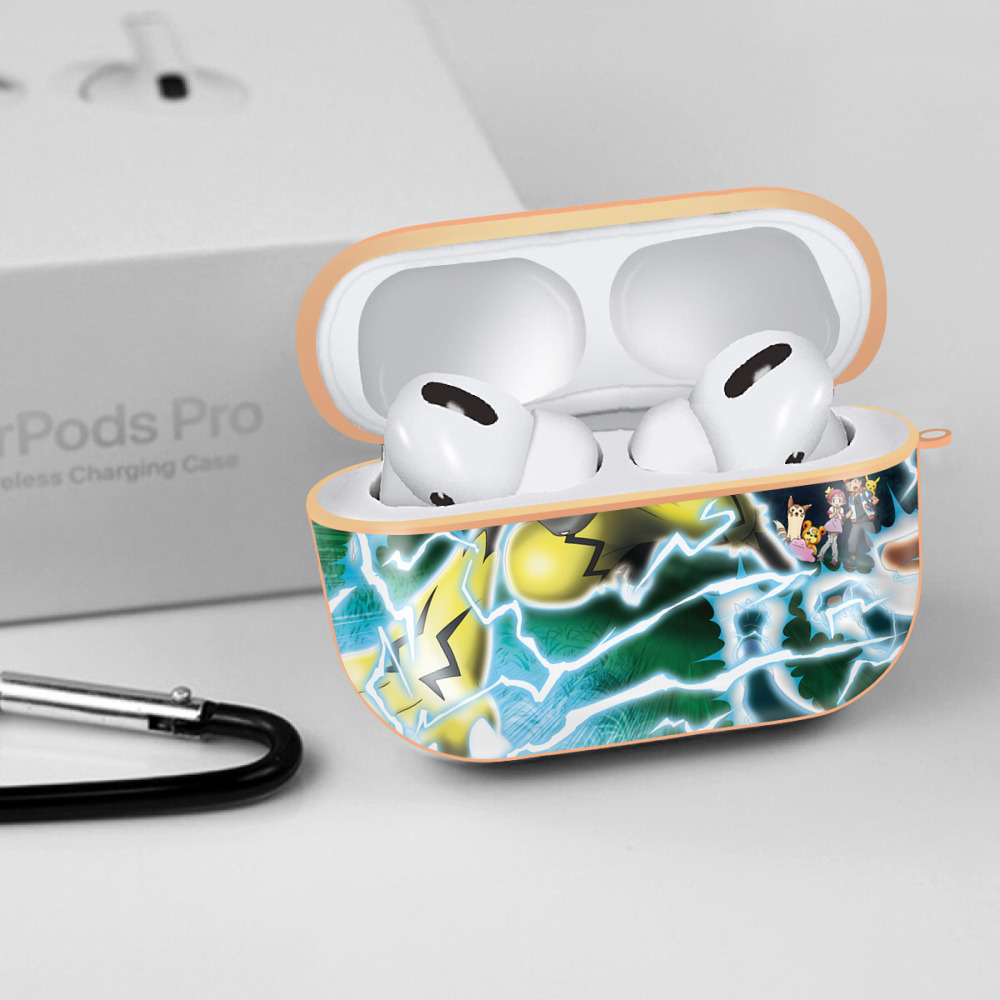 ポケットモンスター Pokémon 【AirPods Pro用】ハードシェル保護ケース｜耐衝撃・防指紋・カラビナ付き商品仕様