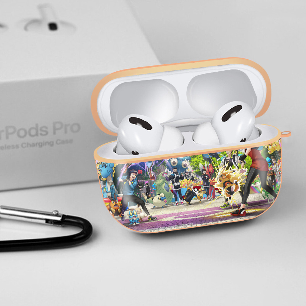 ポケットモンスター Pokémon 【AirPods Pro用】ハードシェル保護ケース｜耐衝撃・防指紋・カラビナ付き商品仕様