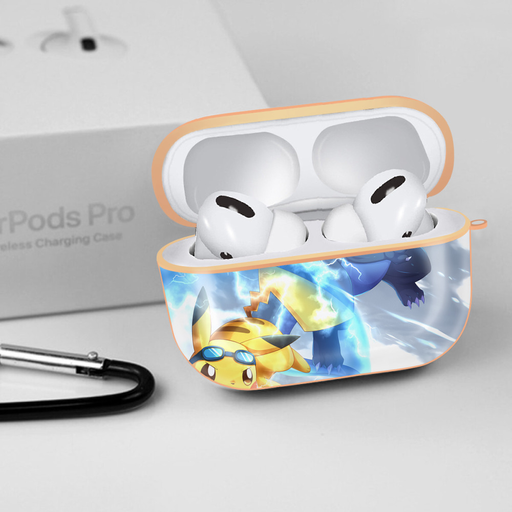 ポケットモンスター Pokémon 【AirPods Pro用】ハードシェル保護ケース｜耐衝撃・防指紋・カラビナ付き商品仕様
