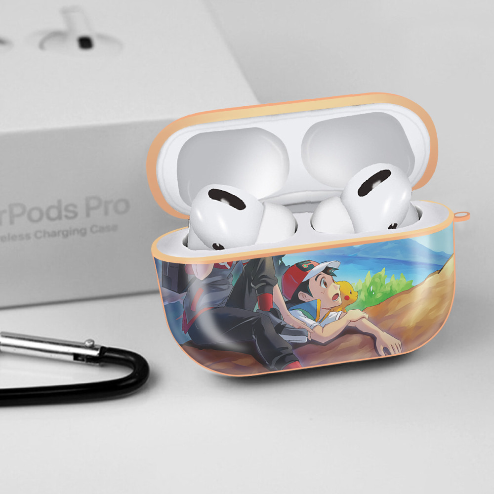ポケットモンスター Pokémon 【AirPods Pro用】ハードシェル保護ケース｜耐衝撃・防指紋・カラビナ付き商品仕様