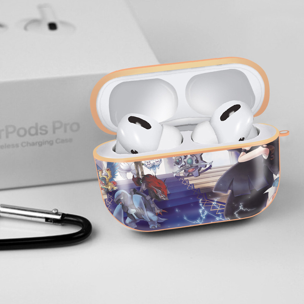ポケットモンスター Pokémon 【AirPods Pro用】ハードシェル保護ケース｜耐衝撃・防指紋・カラビナ付き商品仕様