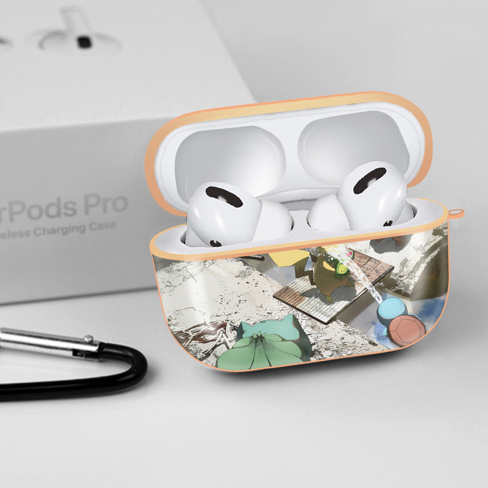 ポケットモンスター Pokémon 【AirPods Pro用】ハードシェル保護ケース｜耐衝撃・防指紋・カラビナ付き商品仕様