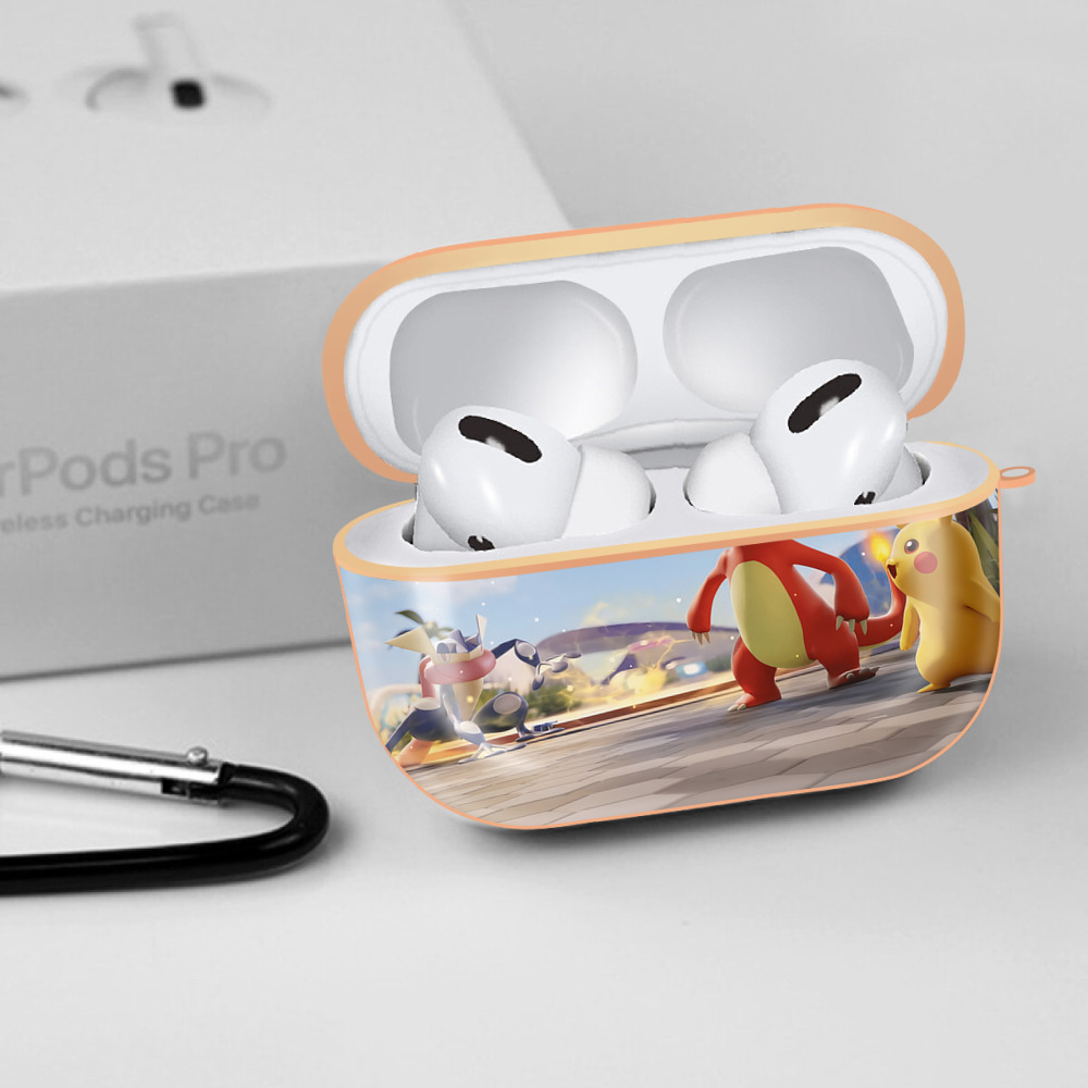 ポケットモンスター Pokémon 【AirPods Pro用】ハードシェル保護ケース｜耐衝撃・防指紋・カラビナ付き商品仕様