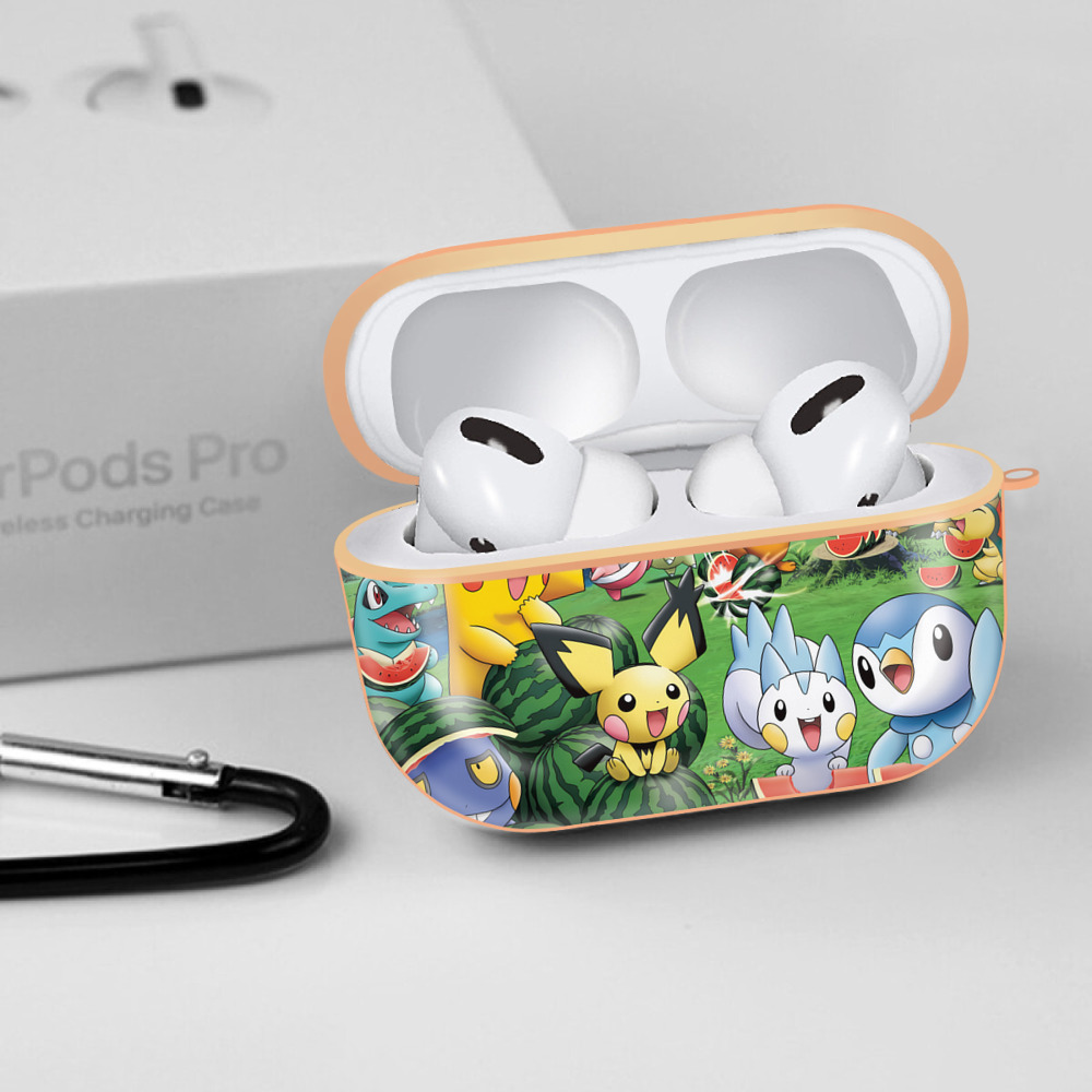ポケットモンスター Pokémon 【AirPods Pro用】ハードシェル保護ケース｜耐衝撃・防指紋・カラビナ付き商品仕様