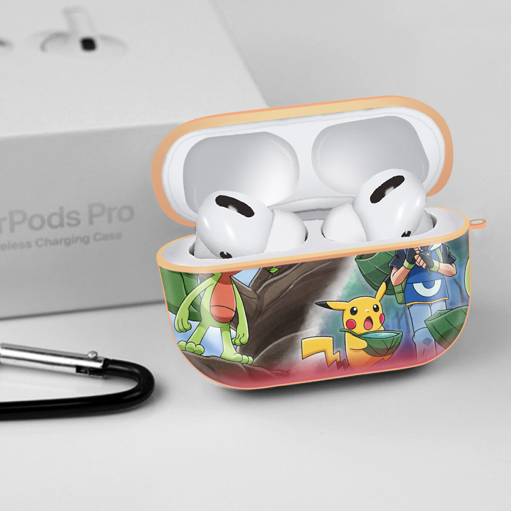 ポケットモンスター Pokémon 【AirPods Pro用】ハードシェル保護ケース｜耐衝撃・防指紋・カラビナ付き商品仕様