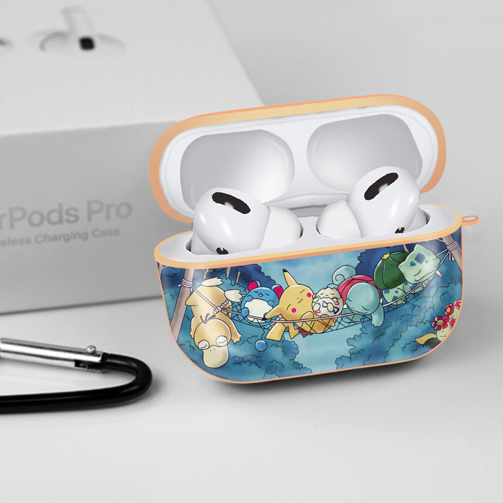 ポケットモンスター Pokémon 【AirPods Pro用】ハードシェル保護ケース｜耐衝撃・防指紋・カラビナ付き商品仕様
