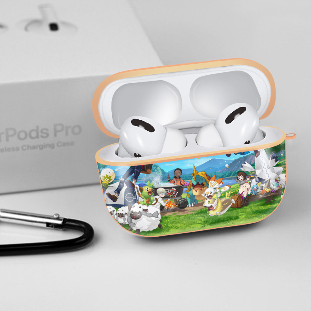 ポケットモンスター Pokémon 【AirPods Pro用】ハードシェル保護ケース｜耐衝撃・防指紋・カラビナ付き商品仕様