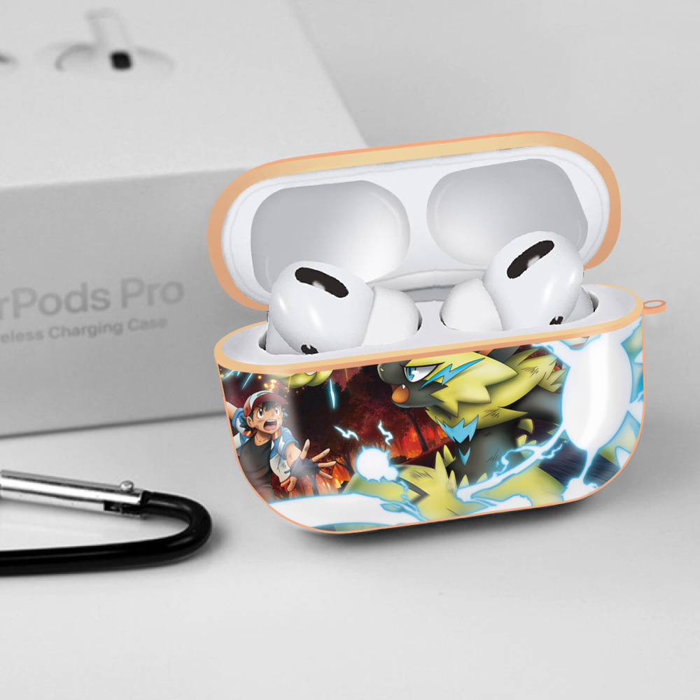 ポケットモンスター Pokémon 【AirPods Pro用】ハードシェル保護ケース｜耐衝撃・防指紋・カラビナ付き商品仕様