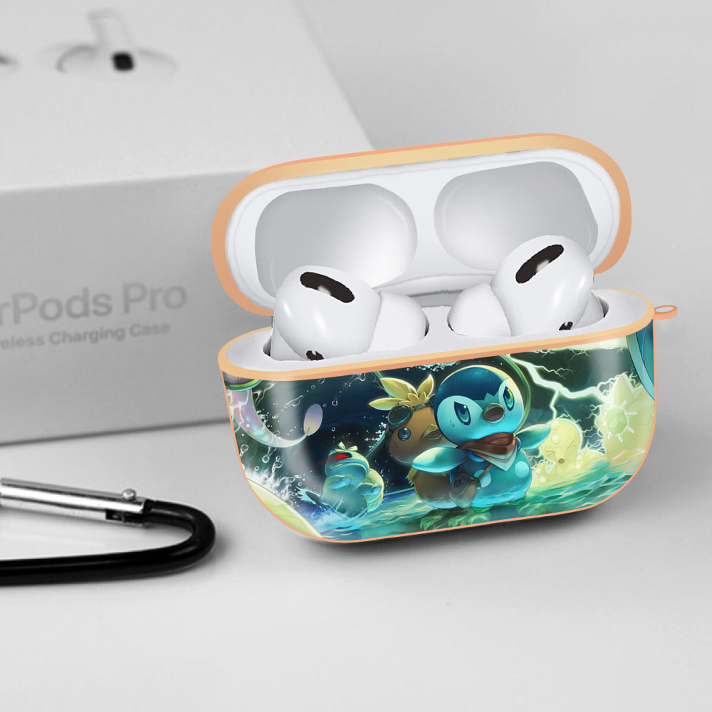 ポケットモンスター Pokémon 【AirPods Pro用】ハードシェル保護ケース｜耐衝撃・防指紋・カラビナ付き商品仕様