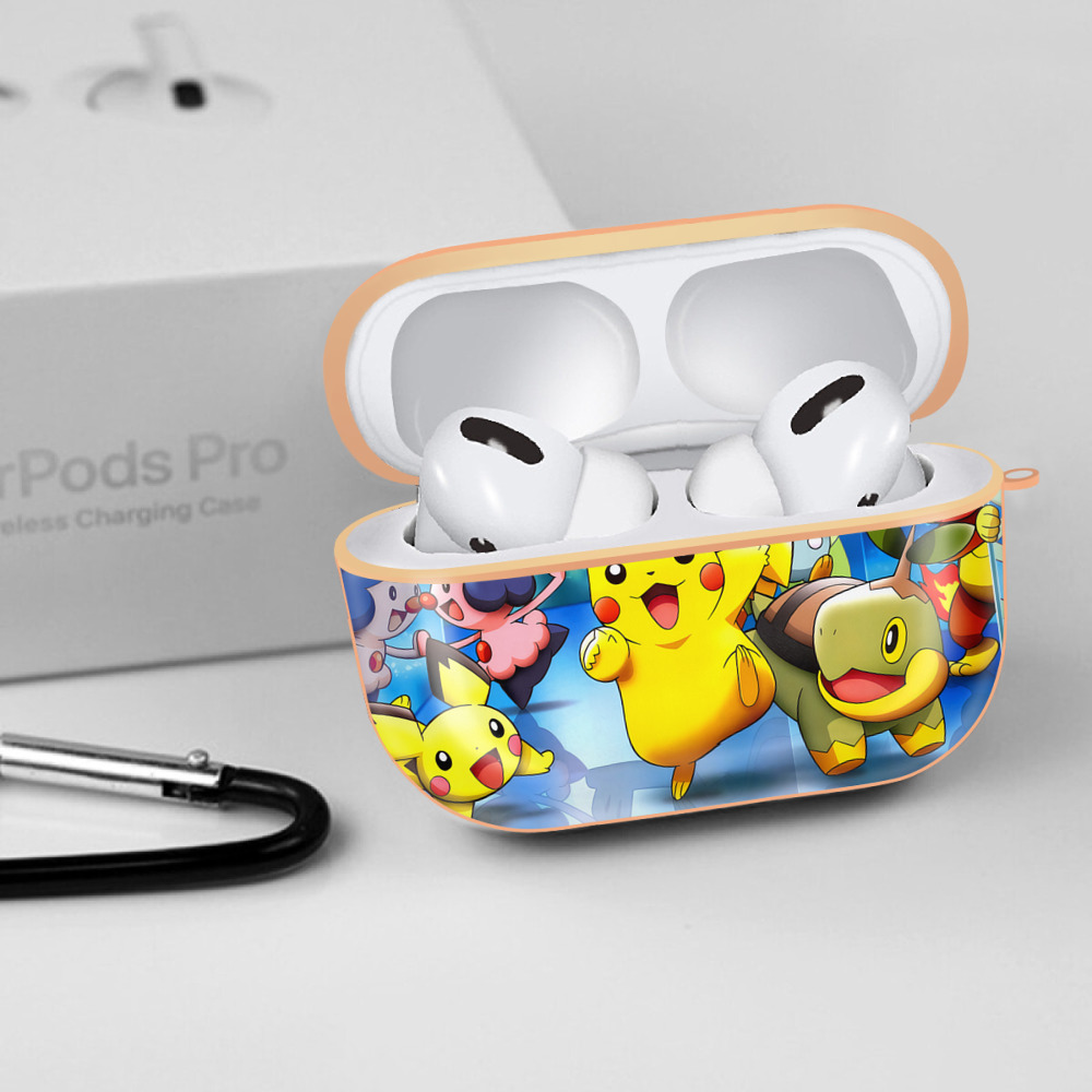 ポケットモンスター Pokémon 【AirPods Pro用】ハードシェル保護ケース｜耐衝撃・防指紋・カラビナ付き商品仕様