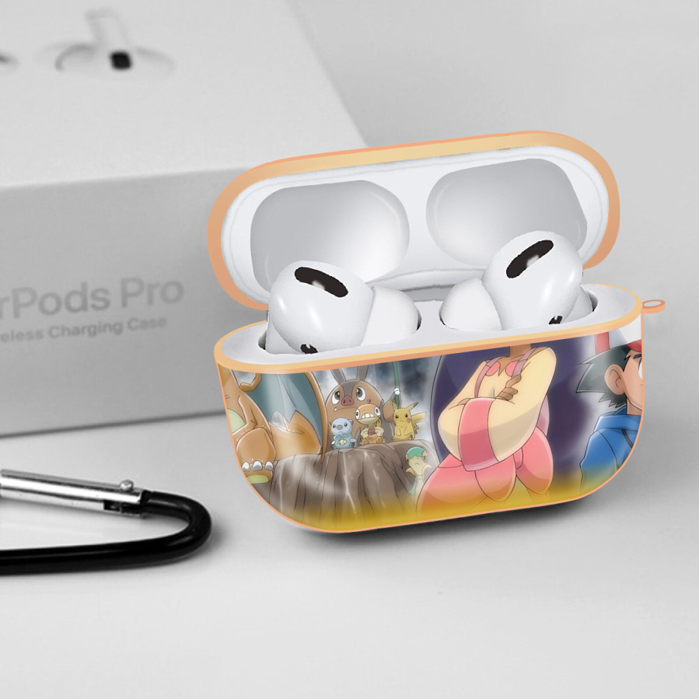 ポケットモンスター Pokémon 【AirPods Pro用】ハードシェル保護ケース｜耐衝撃・防指紋・カラビナ付き商品仕様