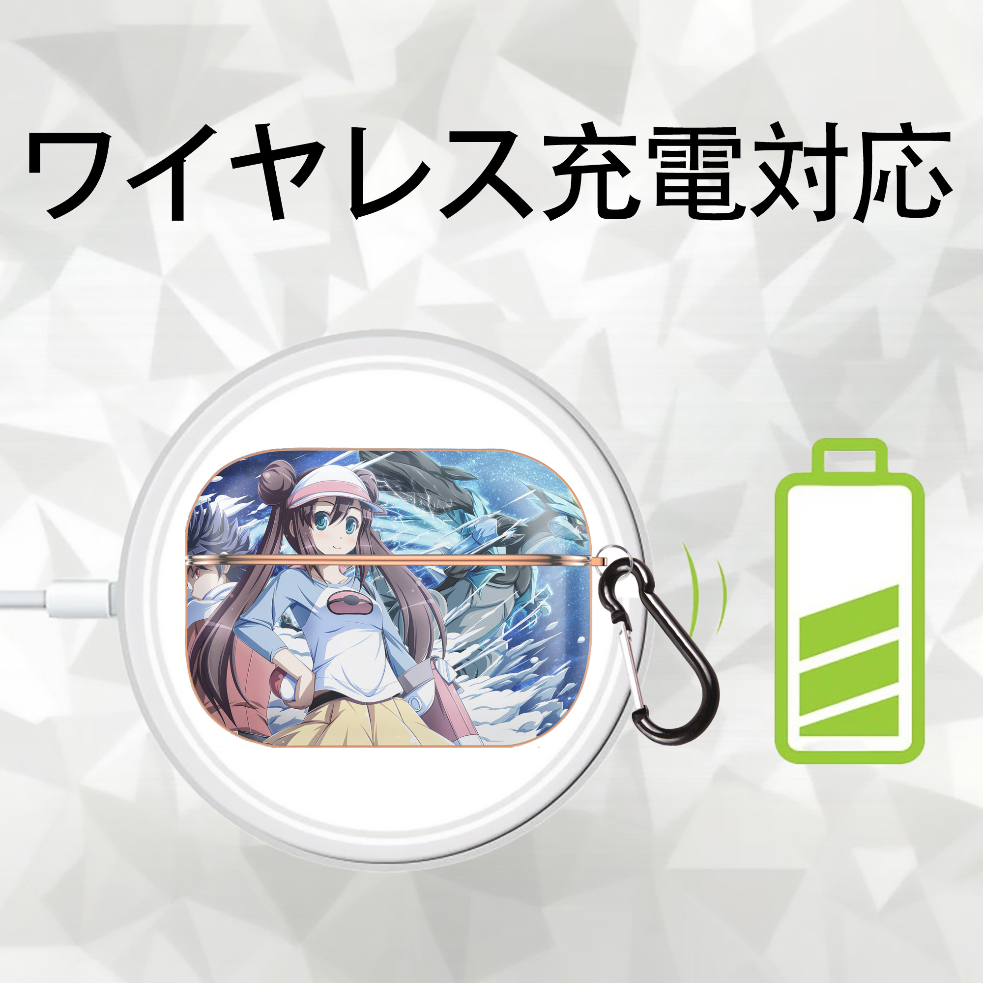 ポケットモンスター Pokémon 【AirPods Pro用】ハードシェル保護ケース｜耐衝撃・防指紋・カラビナ付き商品仕様