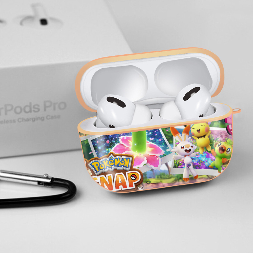 ポケットモンスター Pokémon 【AirPods Pro用】ハードシェル保護ケース｜耐衝撃・防指紋・カラビナ付き商品仕様