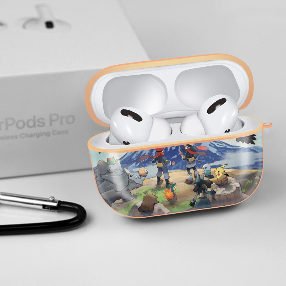 ポケットモンスター Pokémon 【AirPods Pro用】ハードシェル保護ケース｜耐衝撃・防指紋・カラビナ付き商品仕様