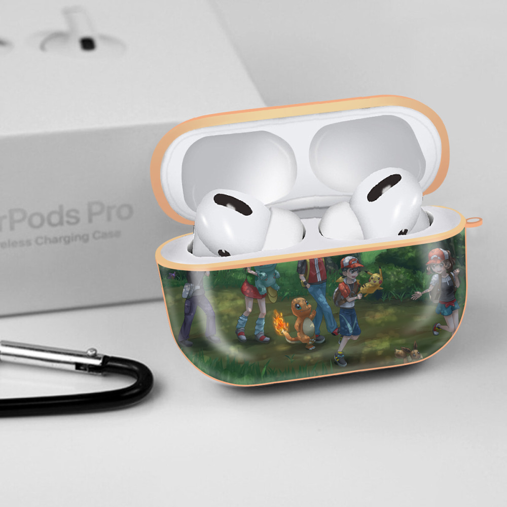 ポケットモンスター Pokémon 【AirPods Pro用】ハードシェル保護ケース｜耐衝撃・防指紋・カラビナ付き商品仕様