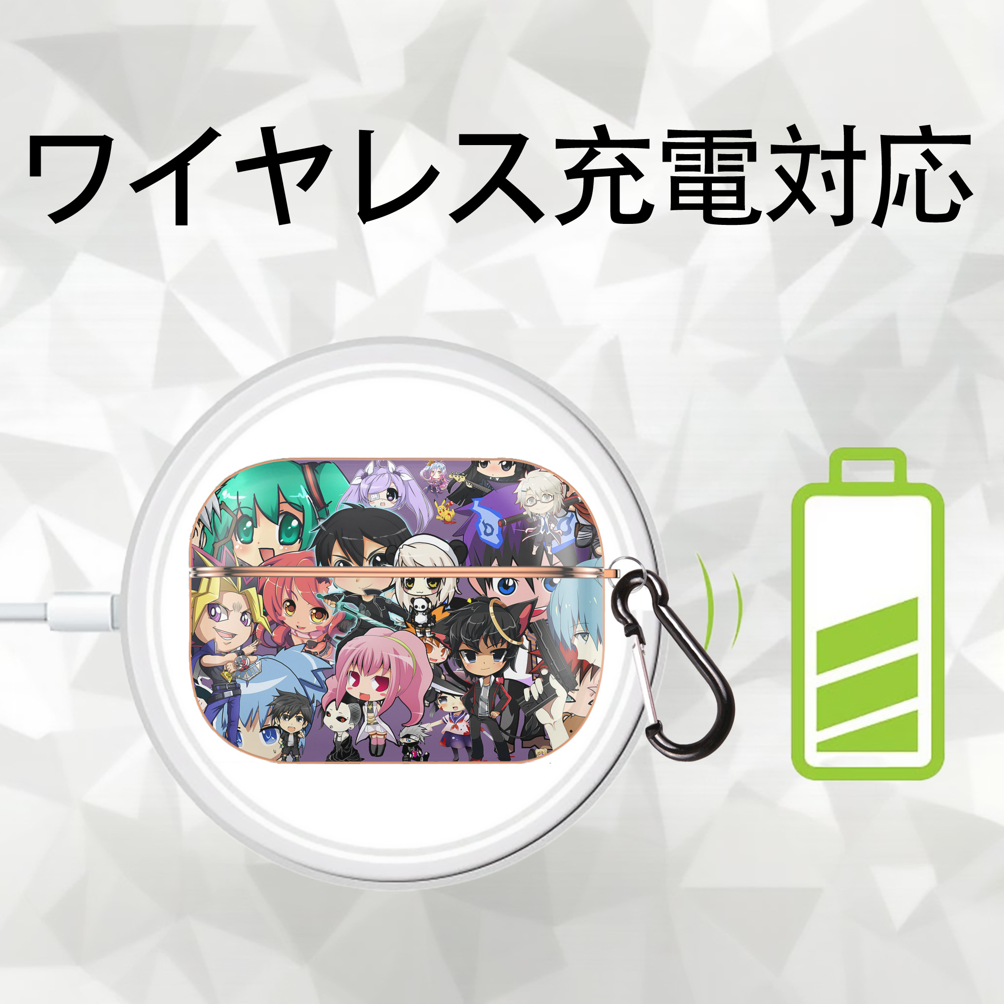 ポケットモンスター Pokémon 【AirPods Pro用】ハードシェル保護ケース｜耐衝撃・防指紋・カラビナ付き商品仕様