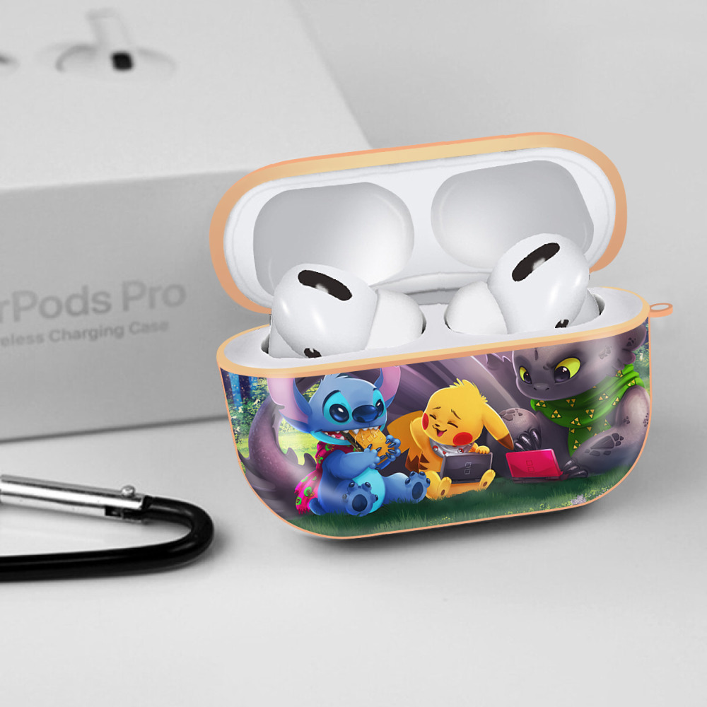 ポケットモンスター Pokémon 【AirPods Pro用】ハードシェル保護ケース｜耐衝撃・防指紋・カラビナ付き商品仕様