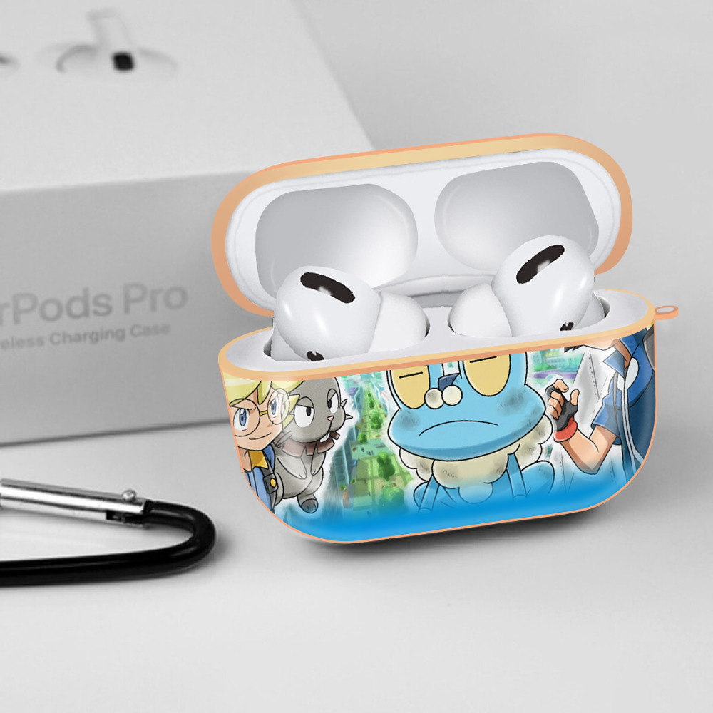 ポケットモンスター Pokémon 【AirPods Pro用】ハードシェル保護ケース｜耐衝撃・防指紋・カラビナ付き商品仕様
