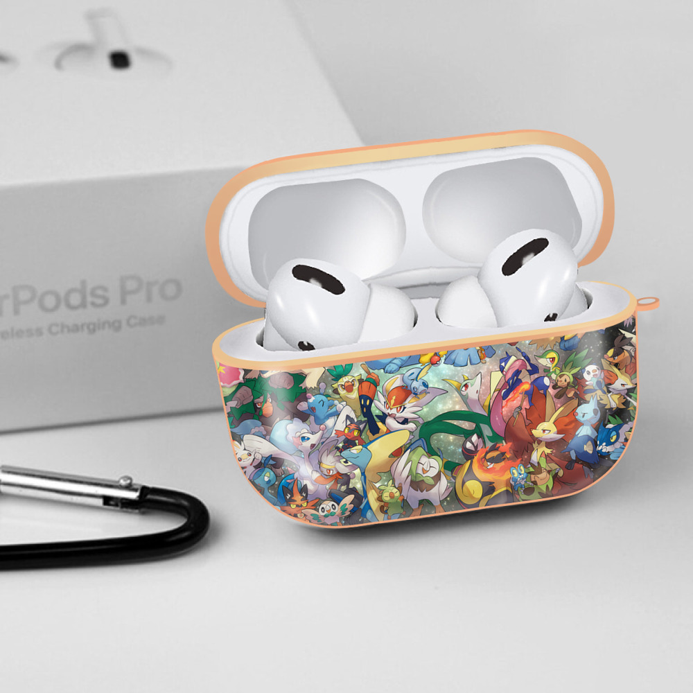 ポケットモンスター Pokémon 【AirPods Pro用】ハードシェル保護ケース｜耐衝撃・防指紋・カラビナ付き商品仕様