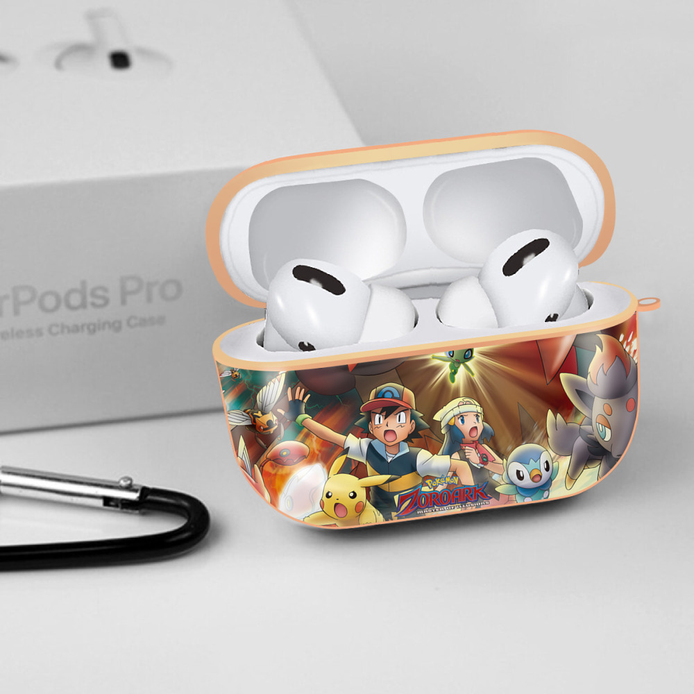 ポケットモンスター Pokémon 【AirPods Pro用】ハードシェル保護ケース｜耐衝撃・防指紋・カラビナ付き商品仕様