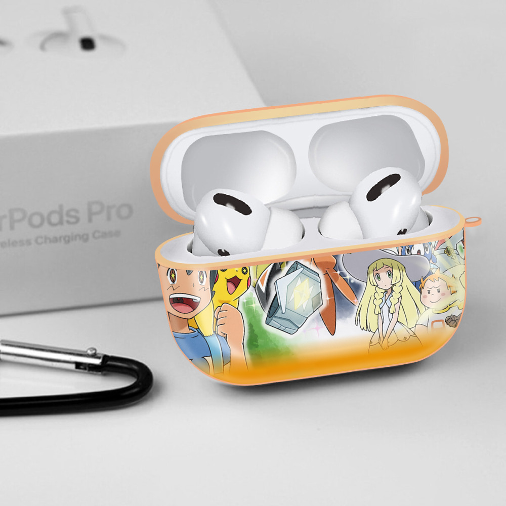 ポケットモンスター Pokémon 【AirPods Pro用】ハードシェル保護ケース｜耐衝撃・防指紋・カラビナ付き商品仕様