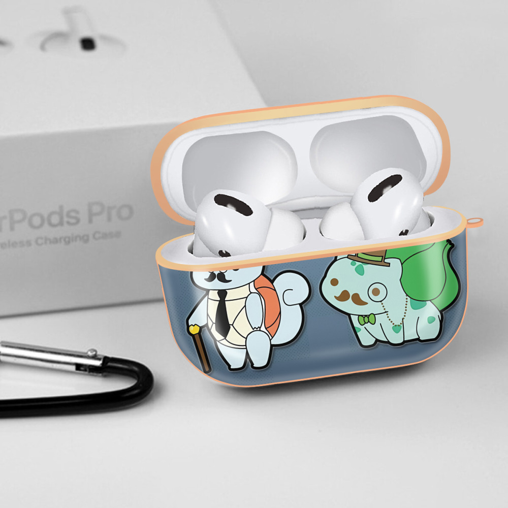 ポケットモンスター Pokémon 【AirPods Pro用】ハードシェル保護ケース｜耐衝撃・防指紋・カラビナ付き商品仕様