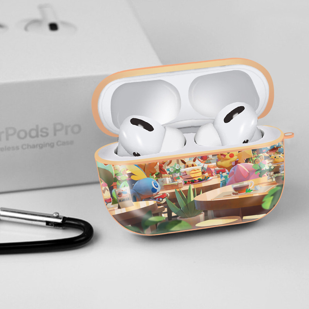 ポケットモンスター Pokémon 【AirPods Pro用】ハードシェル保護ケース｜耐衝撃・防指紋・カラビナ付き商品仕様