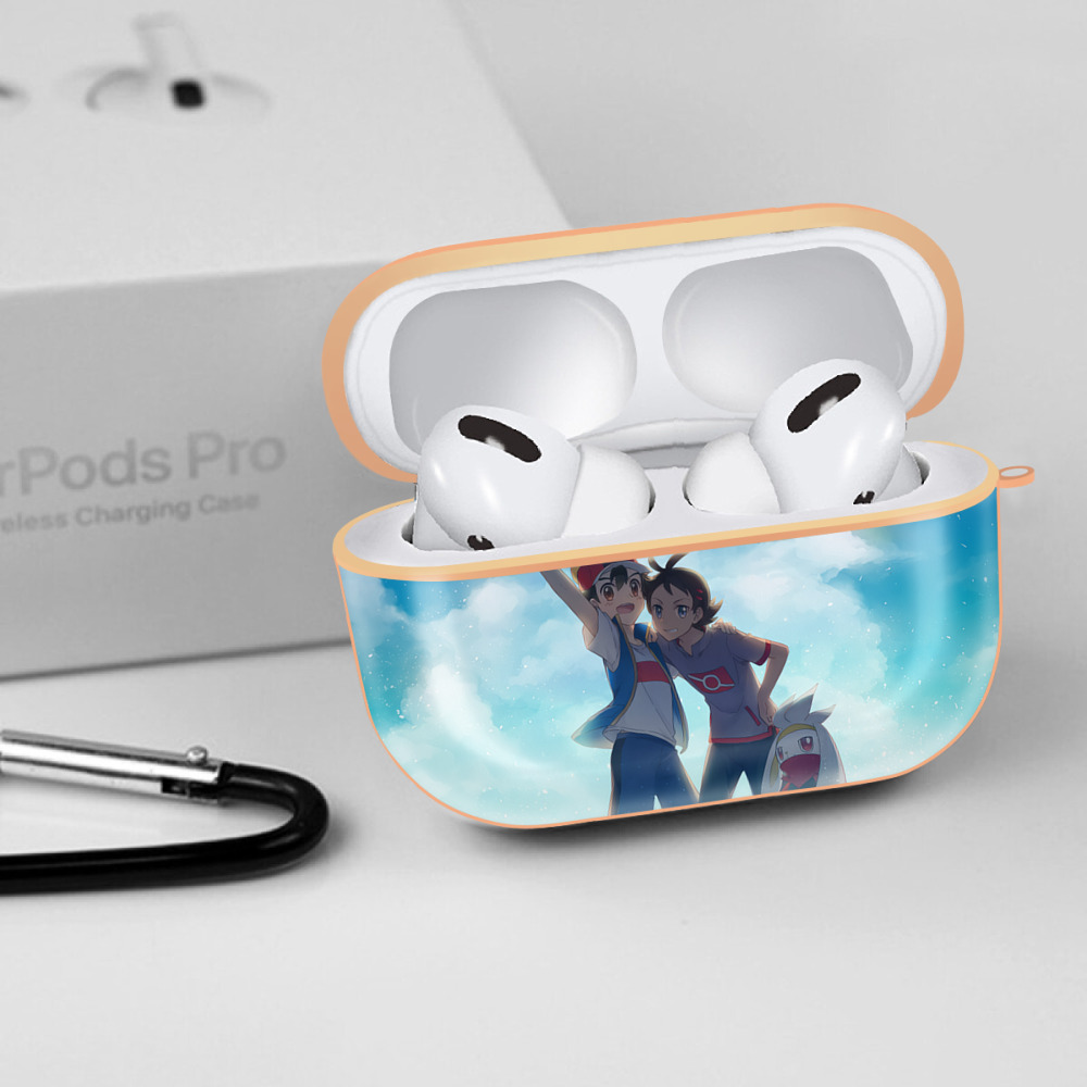 ポケットモンスター Pokémon 【AirPods Pro用】ハードシェル保護ケース｜耐衝撃・防指紋・カラビナ付き商品仕様