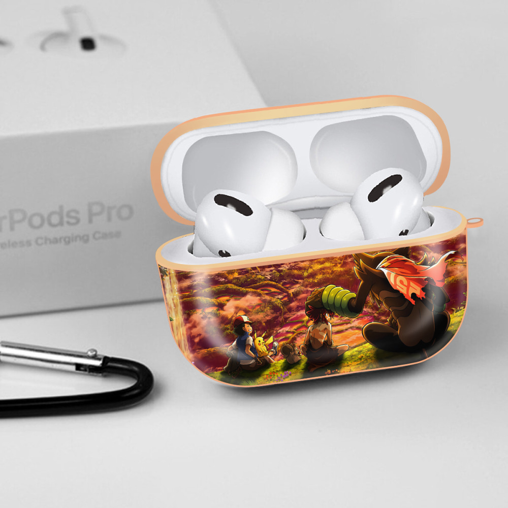 ポケットモンスター Pokémon 【AirPods Pro用】ハードシェル保護ケース｜耐衝撃・防指紋・カラビナ付き商品仕様