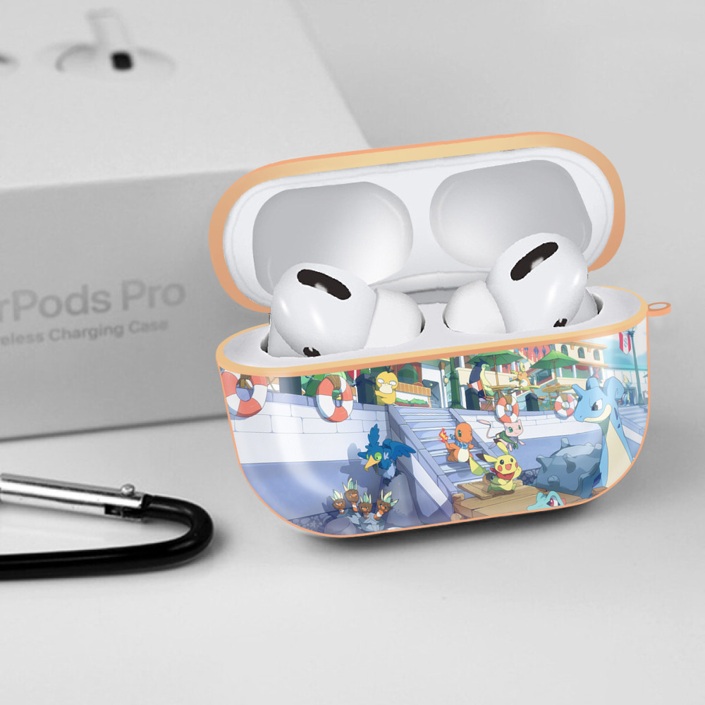 ポケットモンスター Pokémon 【AirPods Pro用】ハードシェル保護ケース｜耐衝撃・防指紋・カラビナ付き商品仕様